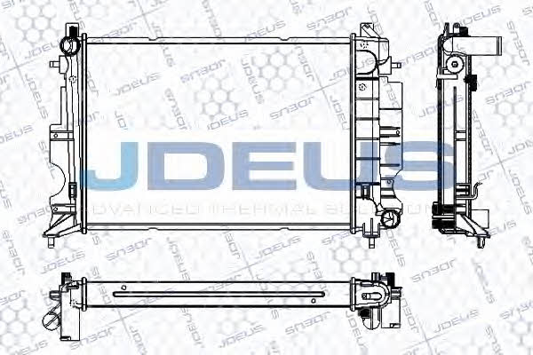 J. Deus RA0240170 Radiator, engine cooling RA0240170