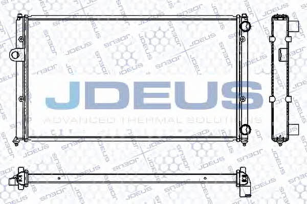 J. Deus RA0250051 Radiator, engine cooling RA0250051