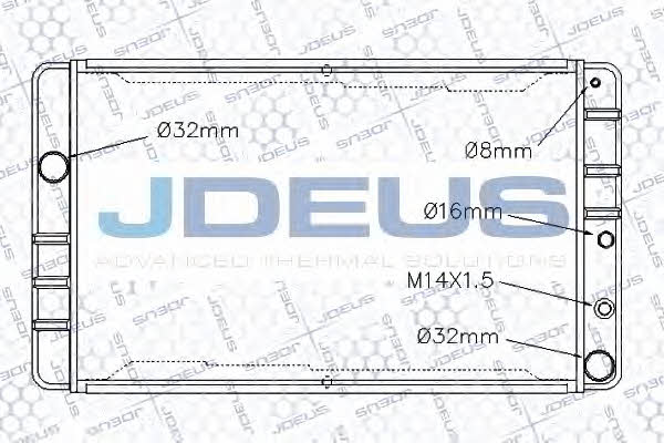 J. Deus RA0310410 Radiator, engine cooling RA0310410