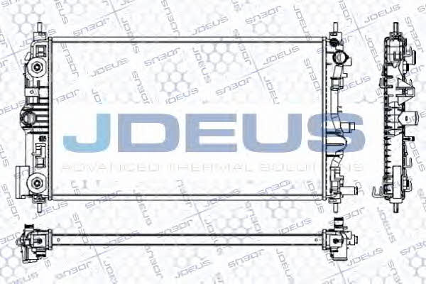 J. Deus RA0560010 Radiator, engine cooling RA0560010