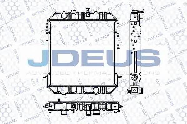 J. Deus RA1180040 Radiator, engine cooling RA1180040