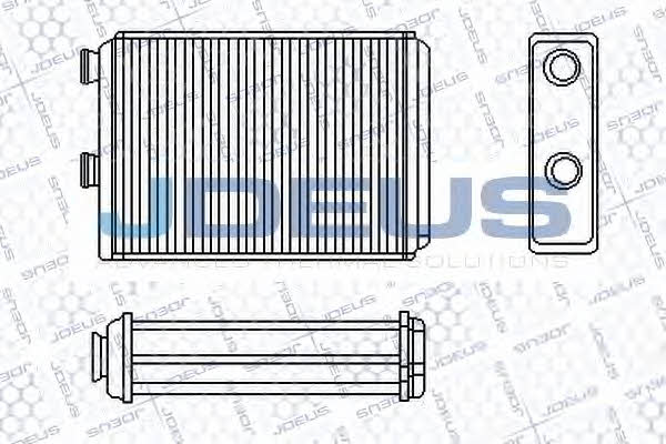 J. Deus RA2110710 Heat exchanger, interior heating RA2110710
