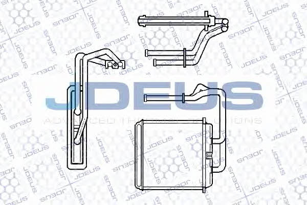 J. Deus RA2140001 Heat exchanger, interior heating RA2140001