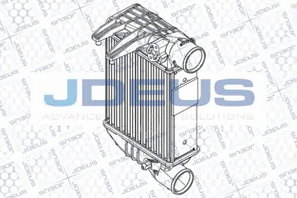 J. Deus RA8010200 Intercooler, charger RA8010200