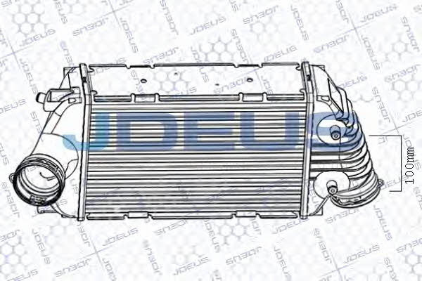 J. Deus RA8430050 Intercooler, charger RA8430050