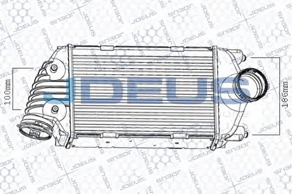 J. Deus RA8430060 Intercooler, charger RA8430060