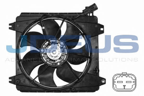 J. Deus EV070180 Hub, engine cooling fan wheel EV070180