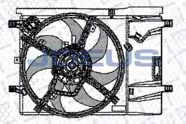 J. Deus EV11M680 Hub, engine cooling fan wheel EV11M680