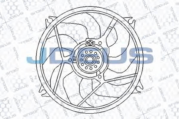 J. Deus EV210330 Hub, engine cooling fan wheel EV210330