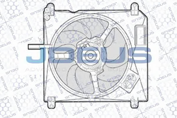 J. Deus EV805400 Hub, engine cooling fan wheel EV805400
