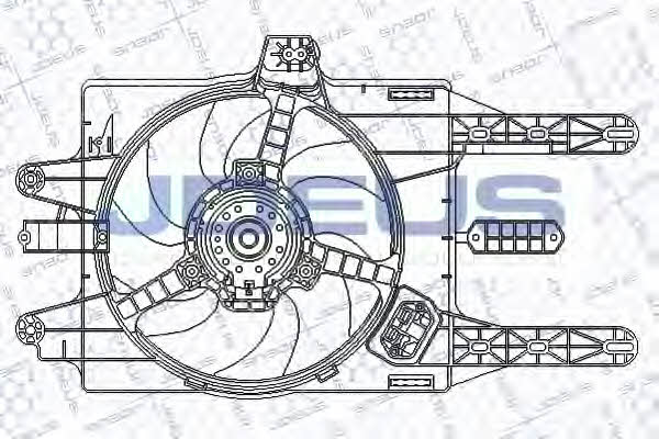 J. Deus EV815600 Hub, engine cooling fan wheel EV815600