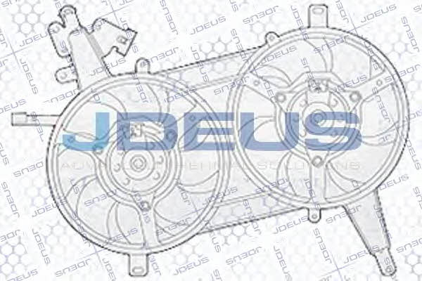 J. Deus EV819810 Hub, engine cooling fan wheel EV819810