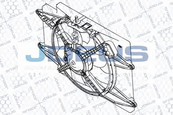 J. Deus EV854510 Hub, engine cooling fan wheel EV854510