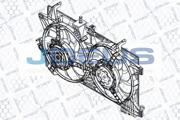 J. Deus EV867400 Hub, engine cooling fan wheel EV867400