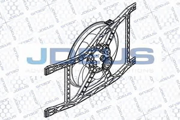 J. Deus EV879610 Hub, engine cooling fan wheel EV879610