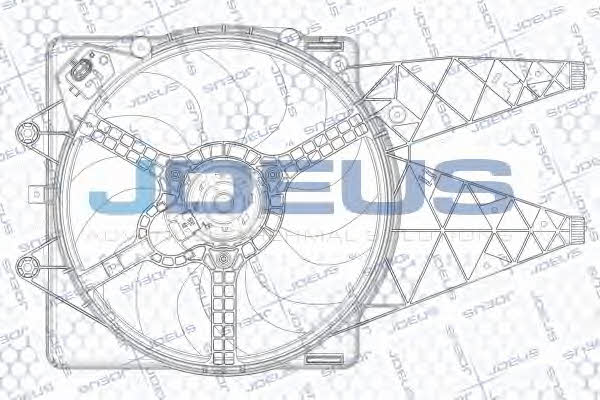 J. Deus EV882415 Hub, engine cooling fan wheel EV882415