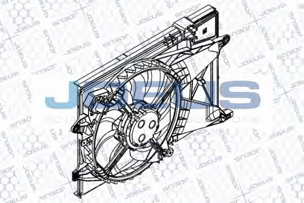 J. Deus EV893600 Hub, engine cooling fan wheel EV893600