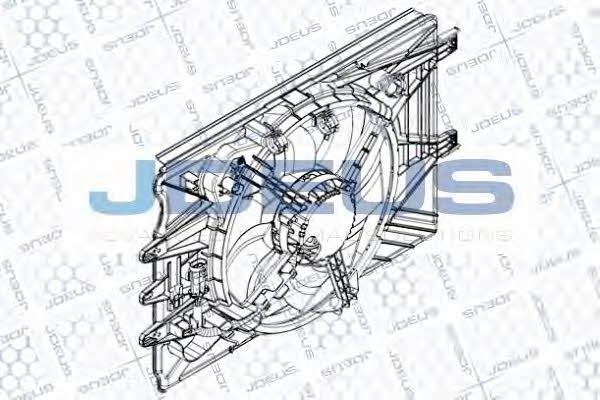 J. Deus EV8A9710 Hub, engine cooling fan wheel EV8A9710