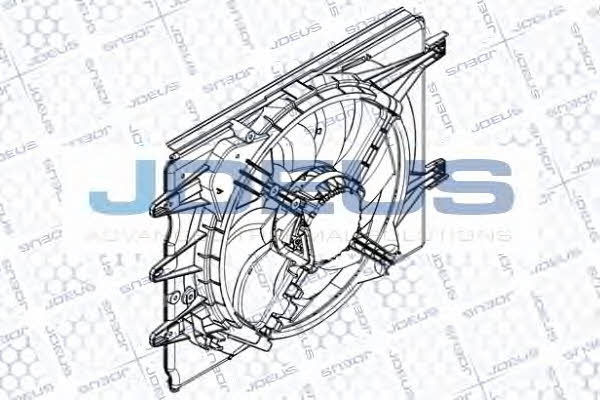 J. Deus EV8A9810 Hub, engine cooling fan wheel EV8A9810