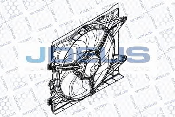 J. Deus EV8B0500 Hub, engine cooling fan wheel EV8B0500