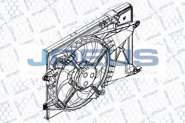J. Deus EV8D2440 Hub, engine cooling fan wheel EV8D2440
