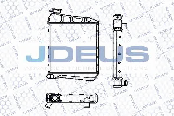 J. Deus RA0020000 Radiator, engine cooling RA0020000