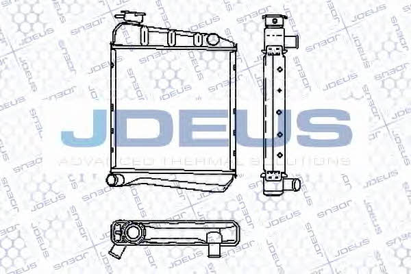 J. Deus RA0020001 Radiator, engine cooling RA0020001