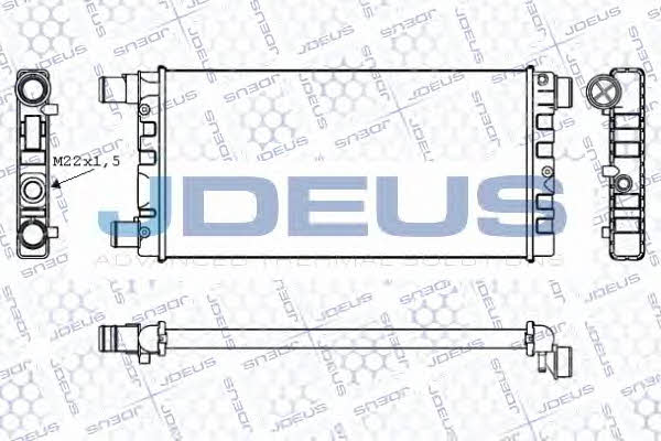 J. Deus RA0110211 Radiator, engine cooling RA0110211