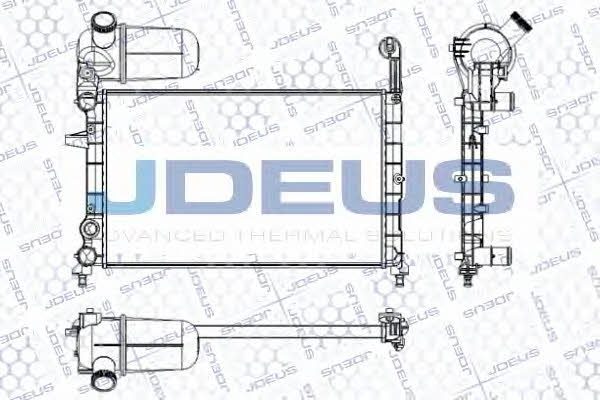 J. Deus RA0110220 Radiator, engine cooling RA0110220