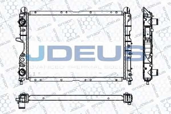 J. Deus RA0110240 Radiator, engine cooling RA0110240