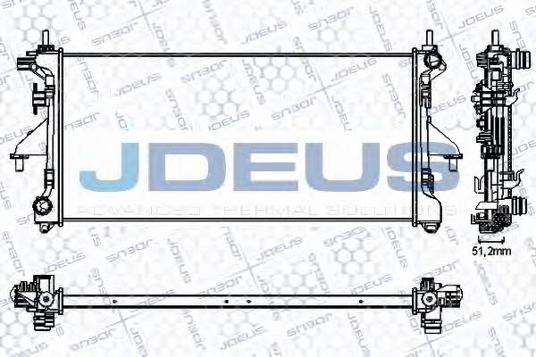 J. Deus RA0111210 Radiator, engine cooling RA0111210