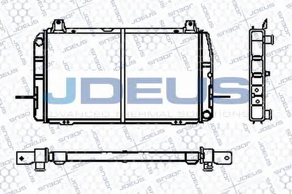 J. Deus RA0120382 Radiator, engine cooling RA0120382