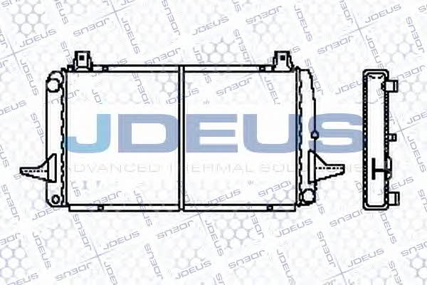 J. Deus RA0120430 Radiator, engine cooling RA0120430