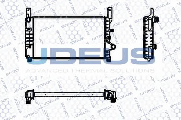 J. Deus RA0120520 Radiator, engine cooling RA0120520