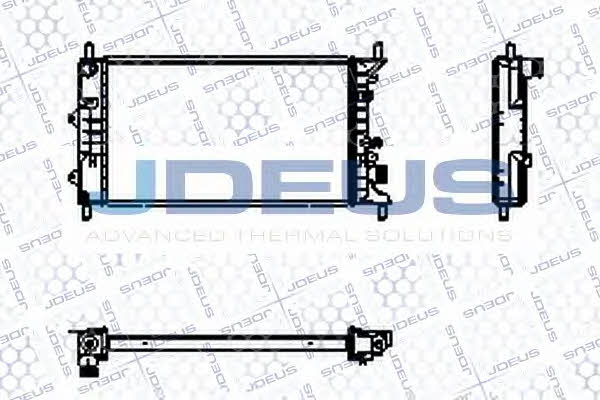 J. Deus RA0120550 Radiator, engine cooling RA0120550