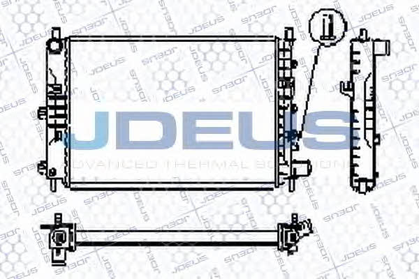 J. Deus RA0120561 Radiator, engine cooling RA0120561