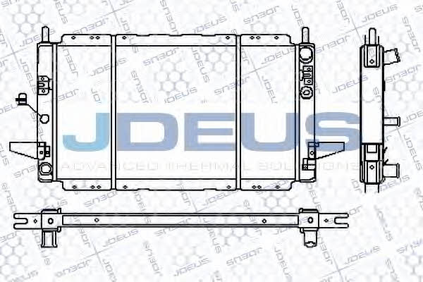 J. Deus RA0120600 Radiator, engine cooling RA0120600