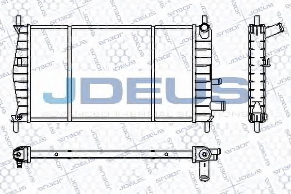 J. Deus RA0120960 Radiator, engine cooling RA0120960