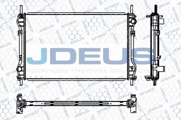 J. Deus RA0121010 Radiator, engine cooling RA0121010