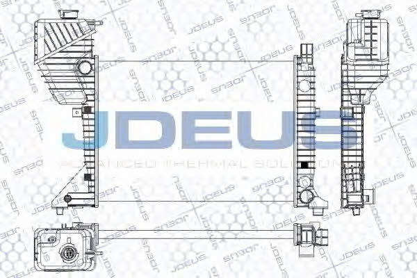 J. Deus RA0170880 Radiator, engine cooling RA0170880