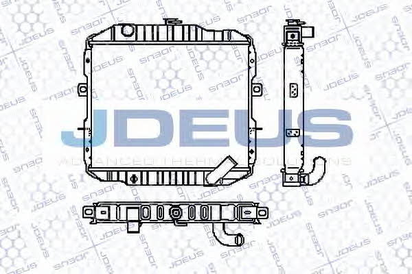 J. Deus RA0180051 Radiator, engine cooling RA0180051