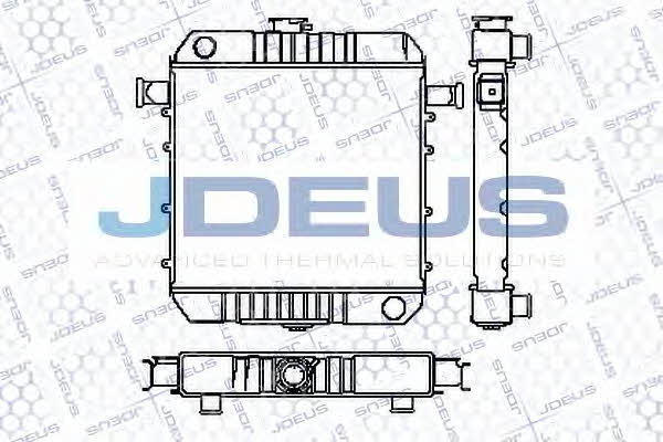 J. Deus RA0200060 Radiator, engine cooling RA0200060