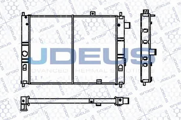 J. Deus RA0200140 Radiator, engine cooling RA0200140