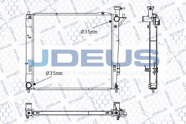 J. Deus 054M48 Radiator, engine cooling 054M48