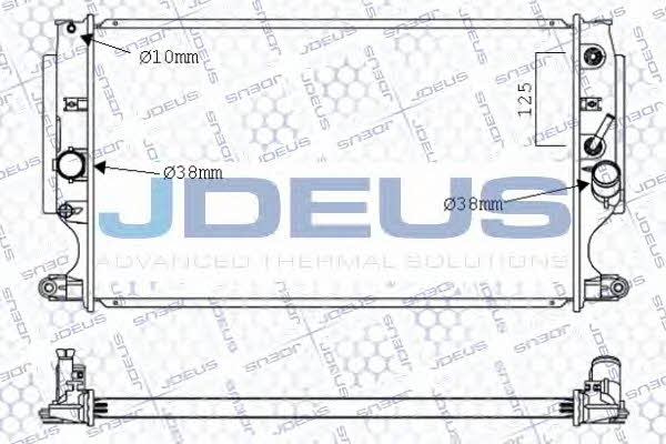 J. Deus 028M92 Radiator, engine cooling 028M92