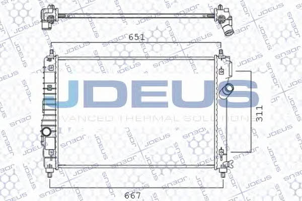 J. Deus 056M13 Radiator, engine cooling 056M13