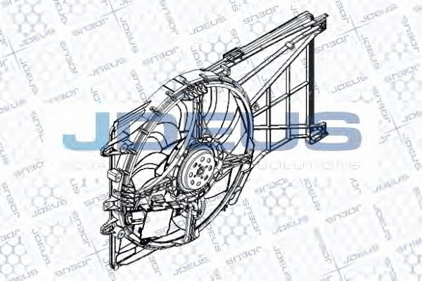 J. Deus EV8C8440 Hub, engine cooling fan wheel EV8C8440