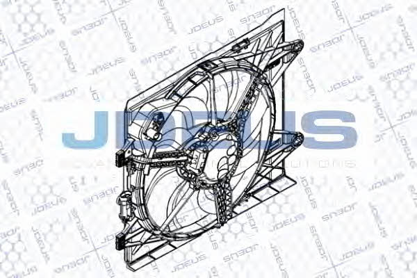 J. Deus EV8C6710 Hub, engine cooling fan wheel EV8C6710