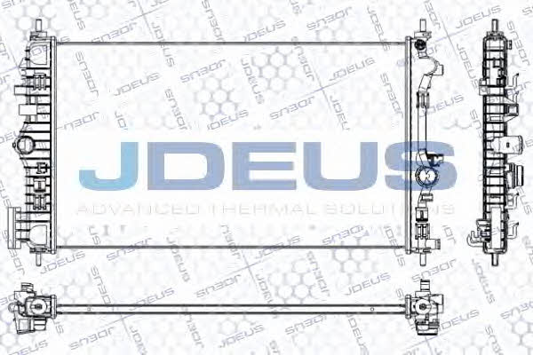 J. Deus RA0201140 Radiator, engine cooling RA0201140