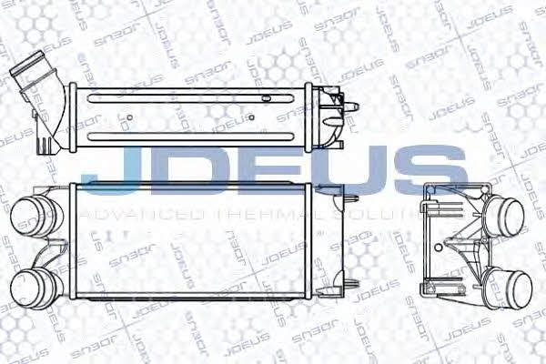 J. Deus 807M56A Intercooler, charger 807M56A